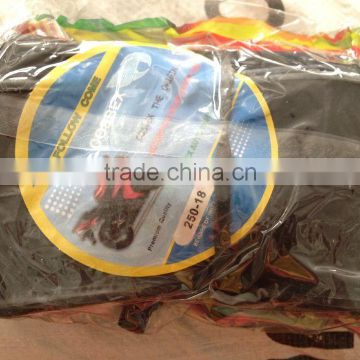 natural rubber motorcycle inner tube 250-18