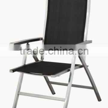 outdoor garden stainless steel foldable chair