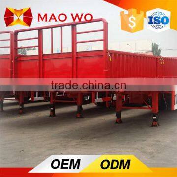 China 3 Axle Heavy Duty Side Wall Semi-trailer Factory Price for Sale photo-6
