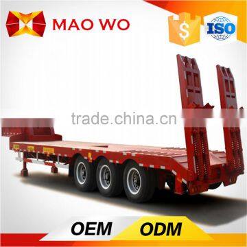 3 Axle 40 Ton 16 Meter Low Plate Semi Trailer for Sale China Supplier photo-5