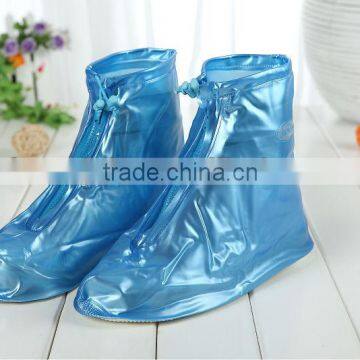 PVC Shoe Rain Covers in Flat Heel for Woman