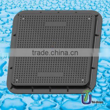 644*644-60 SMC Manhole cover With Lockable Bolt set C250 /Square manhole cover composite manhole cover