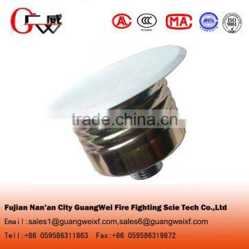 Recessed fire sprinkler head with white cover shell