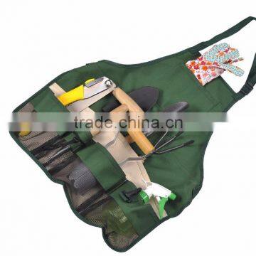 garden apron set with garden tools