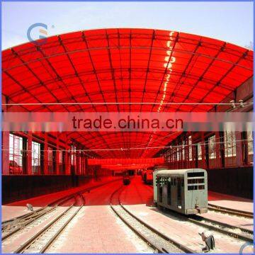 Zhong Shan GoodLife 100% Virgin Material From Bayer ASTM & UL in USA Approved Roofing of Coal Mine Transparent Hollow pc Sheet photo-2