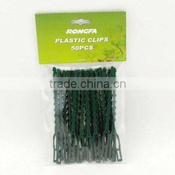 17cm Green Adjustable Garden Plant Plastic Twist Ties photo-3