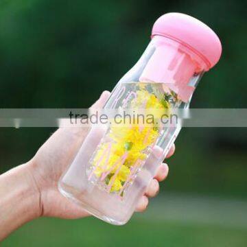 Korea Fruit Infuser Bottle Plastic Water Bottle 750ml Promise me photo-4