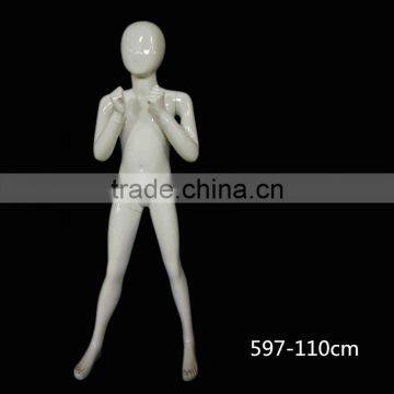 new design cute 6-8 year old child mannequin for window display