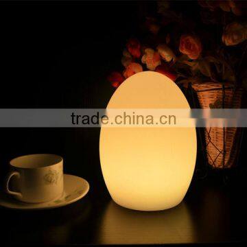 Egg shape led desk lamp table lamp lighting