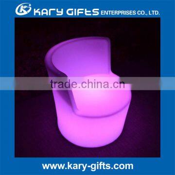 Modern Used Rechargeable pe Plastic Material Led Bar Stool Bar Chair photo-3