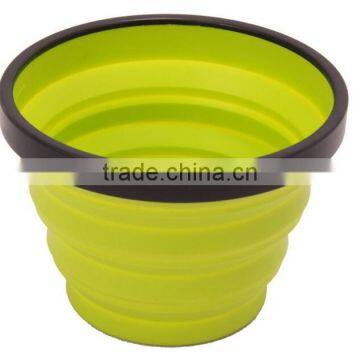 collapsible Folding Drinking Cup Foldable Expandable Silicone Cup