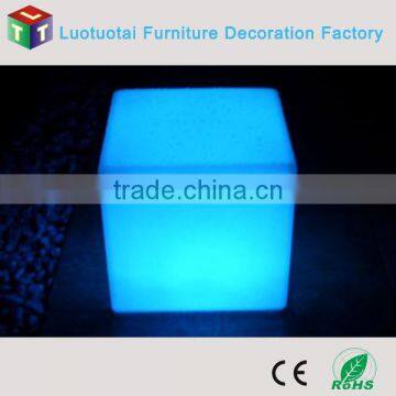 Plastic Garden Lightging Cube Table /chair photo-3