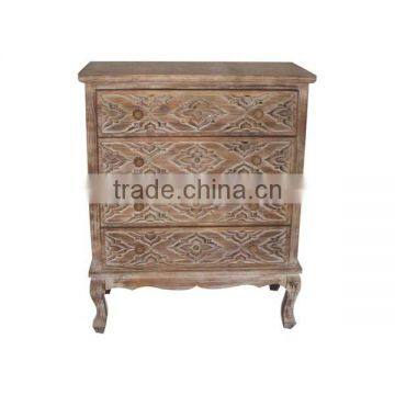 Cheap Vintage Wooden Carved Cabinet