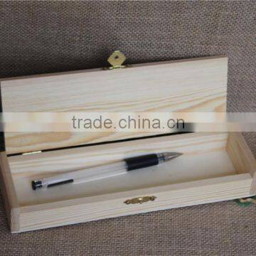Natural Hot Stamping Wooden Fountain Pens Display Box photo-3