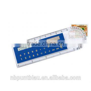 10cm Ruler With 8 Digitals Solar Power Calculator and Magnifier photo-3