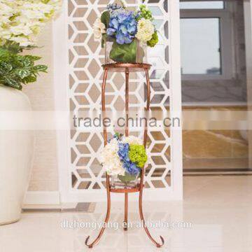 OEM Vintage European Metal Wrought Tall Centerpiece Church Flower Stand photo-2