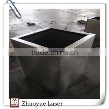 Hot Saled Customized Galvanized Stainless Steel Flower Pot/ Outdoor Rectangular Planter Box for Garden photo-6