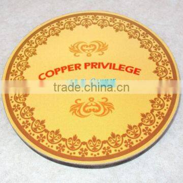 NEW CUTE MDF WOOD COFFEE CUP/MULE MUG COASTER, ROUND WOODEN CRAFT TEA CUP COASTER, photo-3