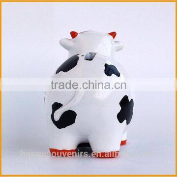 Lovely Cheap Resin Cow Piggy Coin Bank for Kids photo-3