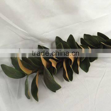 Top Quality Window Display Decorative Artificial Magnolia Leaf Garland photo-3