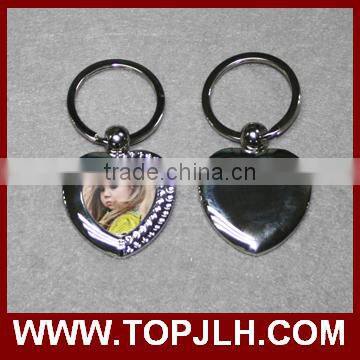 Made in China Stainless Steel Photo Frame Keyring Keychain for Promotion