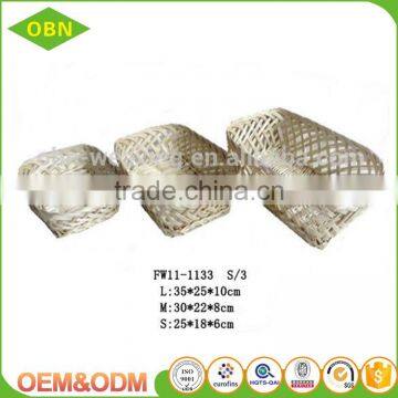 Handicraft Sets Customized Colored Cheap Wicker Bread Baskets photo-2