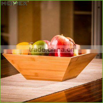 Flexible Use Bamboo Serving Bowl for Kitchen Homex-BSCI photo-2
