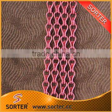 Anodized Red Color Aluminum Double Hook Link Jack Chains photo-2