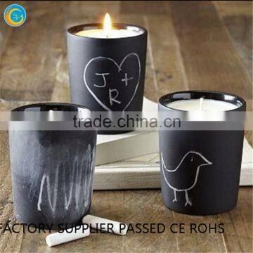 Frosted Candle Large Jar Amber Candle Jar Glass photo-6