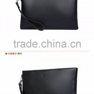 Full Grain Men Genuine Leather Clutch Purse Men Business Clutch Hand Bag Cowhide Wallet photo-3