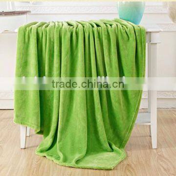 Factory top high quality soft comfortable anti pilling any size color Flannel blanket