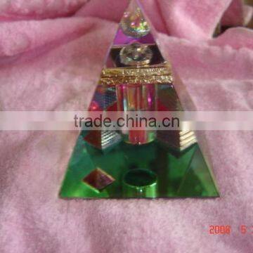 Beautiful Crystal Pyramid Perfume Bottle Gifts