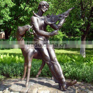 Bronze Foundry Garden Decoration Bronze Violin Bronze Sculpture photo-2