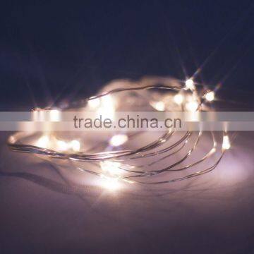 Battery Powered Miniture LED Wire indoor Christmas decorative Lighting with Timer