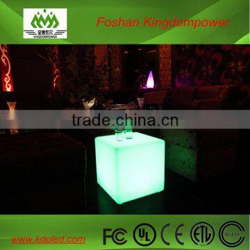 16 Colors Plastic Illuminated Led Cube Furniture