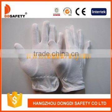 DDSAFETY 2017 Bleached Cotton Gloves Cotton Work Glove Safety Gloves