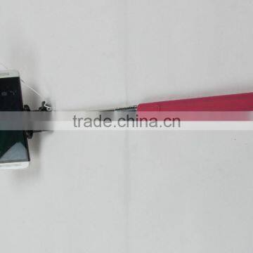 Extendable Selfie Handheld Stick Monopod With Adjustablee Holder and With Cable Remote Shutter for Iphone and Android Phones photo-3