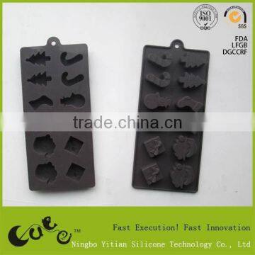 Food Grade Silicone chocolate christmas moulds