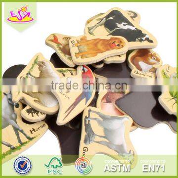 Wholesale 23 Pieces Wooden Christmas Puzzles Kids Magnetic Christmas Puzzles Children Wooden Christmas Puzzles W14J003 photo-3