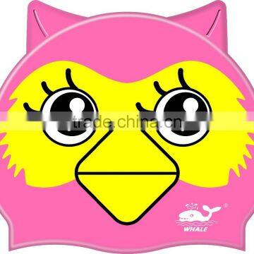 Waterproof Kids Swim Caps Love Animal Swimming Caps Silicone Swim Hat for Chirdren photo-5