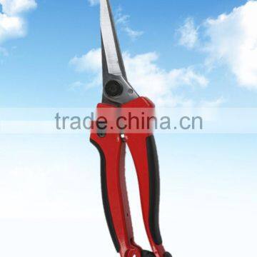 8" garden grape scissors / 65Mn carbon steel+Aluminum handle
