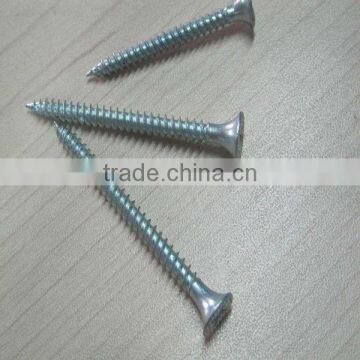 Galvanzied coment screw,drywall screw, white zinc plated wood screw