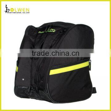 Super Tough Water Resistant Skating Bag, Lightweight Ice Skating Bag for Girls, 600D Roomy Ski Boot Bag With Shoe Pocket