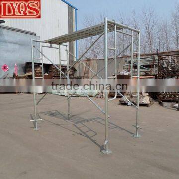 Standard Exterior Scaffolding Sets Walk Thru Steel Frame