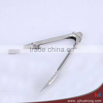 Mirror Full Stainless Steel BBQ Serving Food Tongs (HFT-SS01E) photo-5