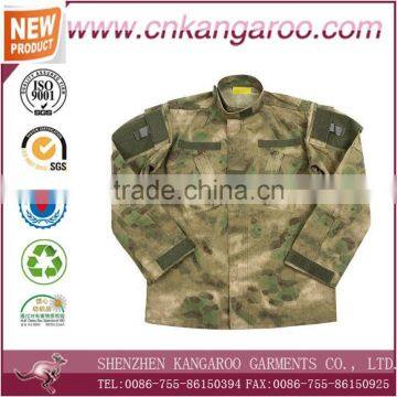 ACU army camouflage military twill/ ripstop uniform,Military uniform ripstop manufactory