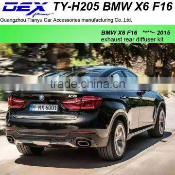 Auto Part Suv Exhaust Rear Diffuser Kit for BM---W X6 F16 photo-4