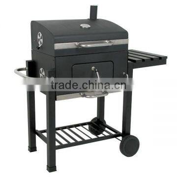 Outdoor charcoal BBQ grill/most popular BBQ grill with smoker