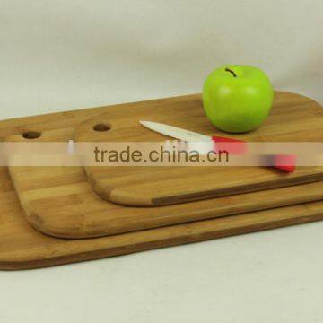 Cheap bamboo round pizza paddle fruit salad serving cutting board