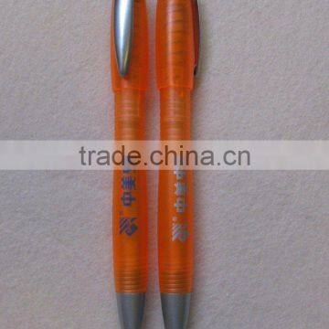 Plastic ballpoint pen for promotion and advertising